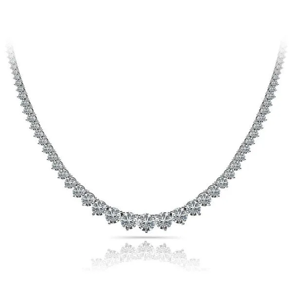 Graduated Diamond Tennis Necklace Hingham Jewelers Hingham, MA
