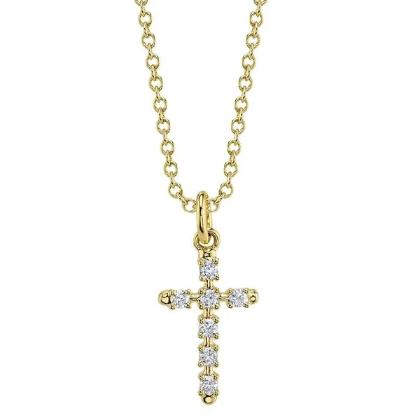 Diamond Cross Pendant Necklace Hingham Jewelers Hingham, MA