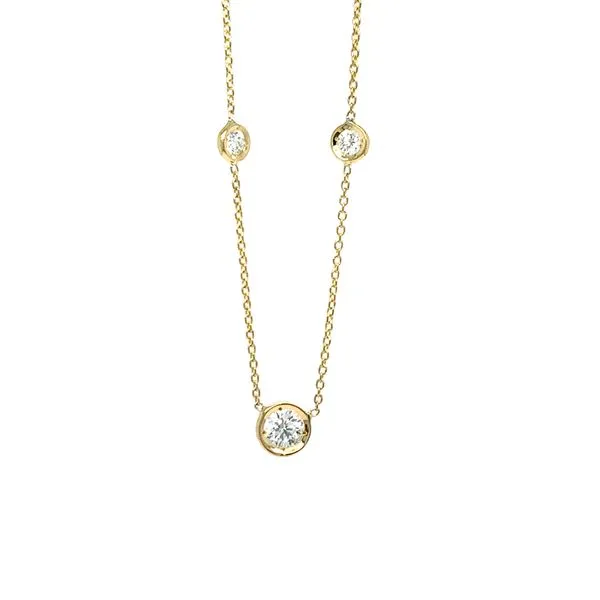 Diamond Station Necklace Hingham Jewelers Hingham, MA