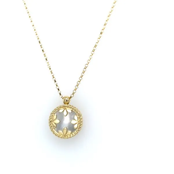 Venetian Medallion Reversible Pendant Necklace
