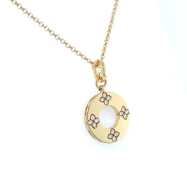 Love in Verona Circle Pendant Necklace