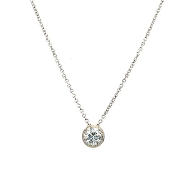 Diamond Bezel Slide Necklace Hingham Jewelers Hingham, MA
