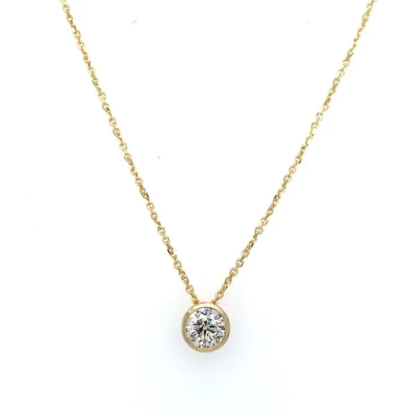 Diamond Bezel Slide Necklace