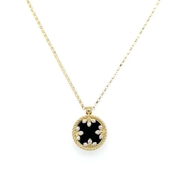 Venetian Medallion Reversible Pendant Necklace