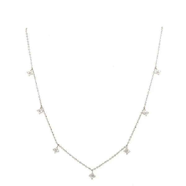 Diamond Star Drops Necklace Hingham Jewelers Hingham, MA