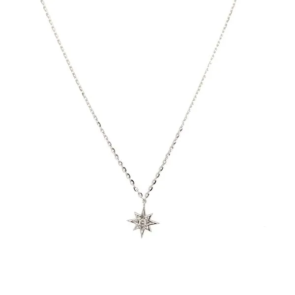 Petite Diamond Star Necklace Hingham Jewelers Hingham, MA