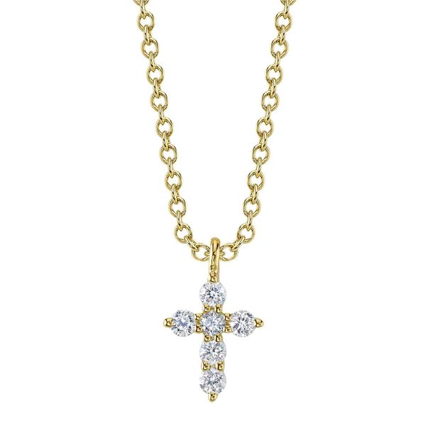 Diamond Cross Pendant Necklace Hingham Jewelers Hingham, MA