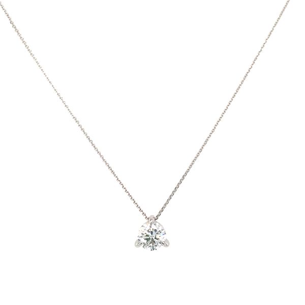 Lab Grown Diamond Solitaire Pendant Necklace Hingham Jewelers Hingham, MA