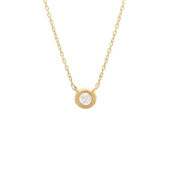 Diamond Bezel Station Necklace Hingham Jewelers Hingham, MA