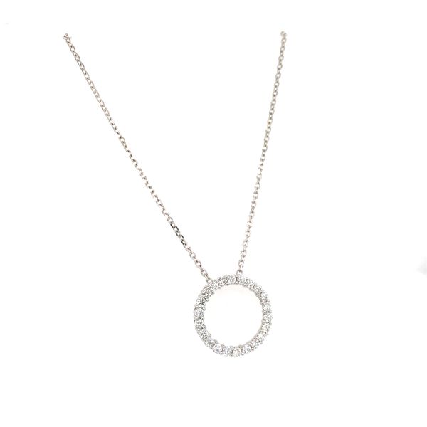 Estate Diamond Circle Necklace Hingham Jewelers Hingham, MA