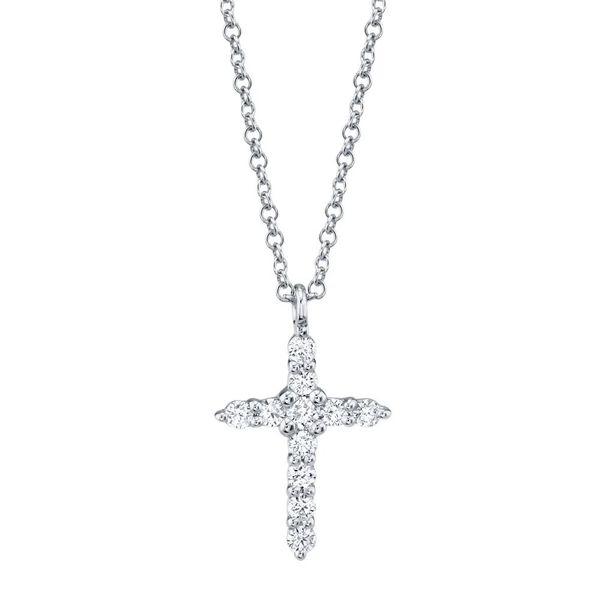Diamond Cross Pendant Necklace Hingham Jewelers Hingham, MA