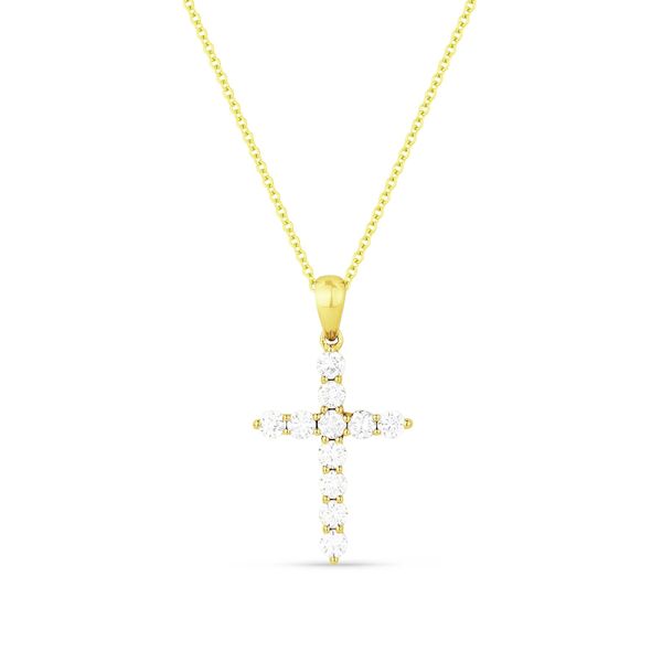 Diamond Cross Pendant Necklace Hingham Jewelers Hingham, MA