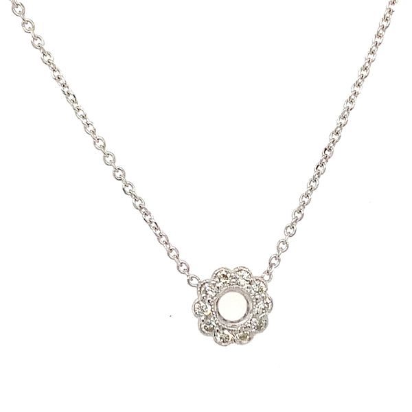Diamond Circle Pendant Necklace Hingham Jewelers Hingham, MA