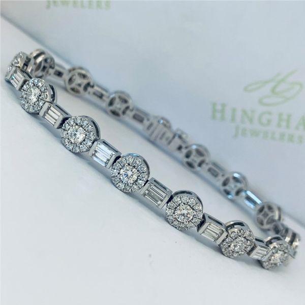 Cluster Tennis Bracelet Hingham Jewelers Hingham, MA