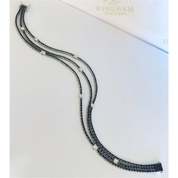 Starry Night Black Diamond Bracelet Hingham Jewelers Hingham, MA