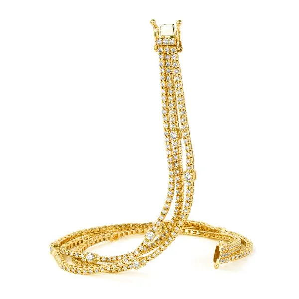 Triple Strand Tennis Bracelet Hingham Jewelers Hingham, MA