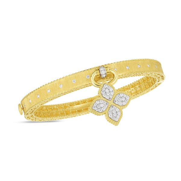 Princess Flower Charm Bangle Hingham Jewelers Hingham, MA