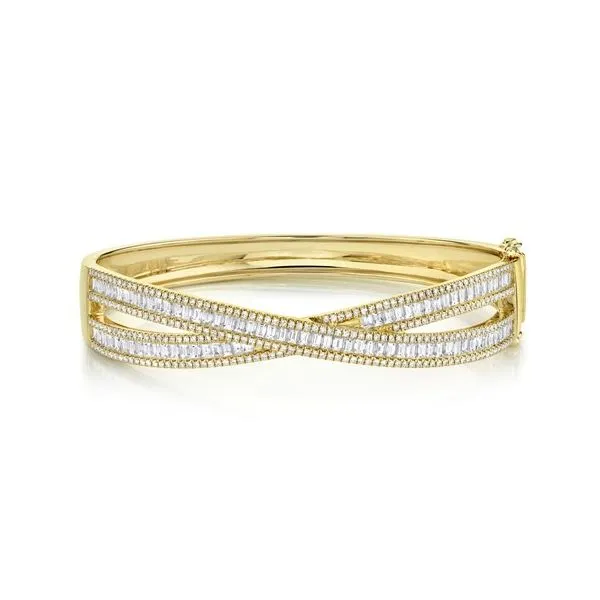 Criss-Cross Diamond Bangle Hingham Jewelers Hingham, MA