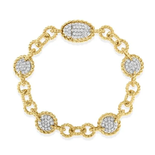 New Barrocco Solid Link Bracelet Hingham Jewelers Hingham, MA