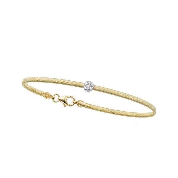 Diamond Cluster Soft Bangle Hingham Jewelers Hingham, MA