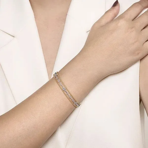 Diamond Cuff Bracelet Image 3 Hingham Jewelers Hingham, MA