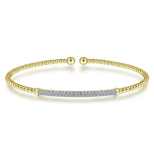 Diamond Bar Cuff Bracelet Hingham Jewelers Hingham, MA