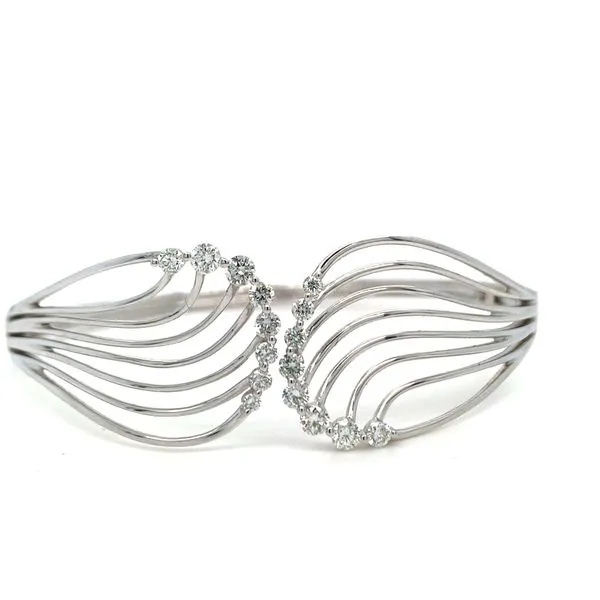 Diamond Fan Cuff Bracelet Hingham Jewelers Hingham, MA