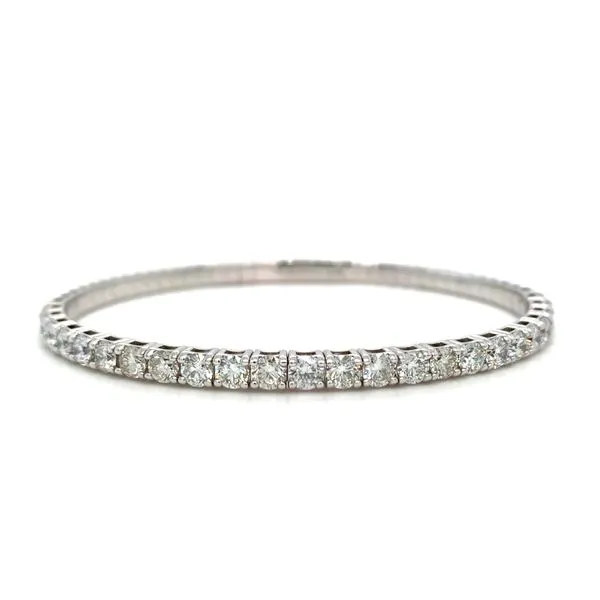 Diamond Flexible Bangle Bracelet Hingham Jewelers Hingham, MA