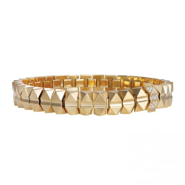 Narrow Obelisco Bracelet with Diamond Clasp Hingham Jewelers Hingham, MA