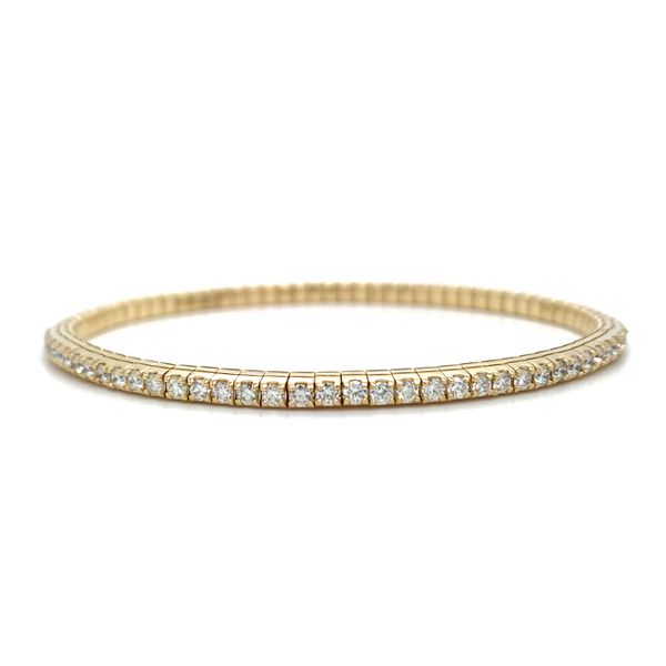 Diamond Stretch Flexible Bangle Bracelet Hingham Jewelers Hingham, MA