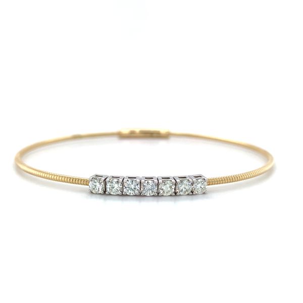 Diamond Flexible Bangle Bracelet Hingham Jewelers Hingham, MA