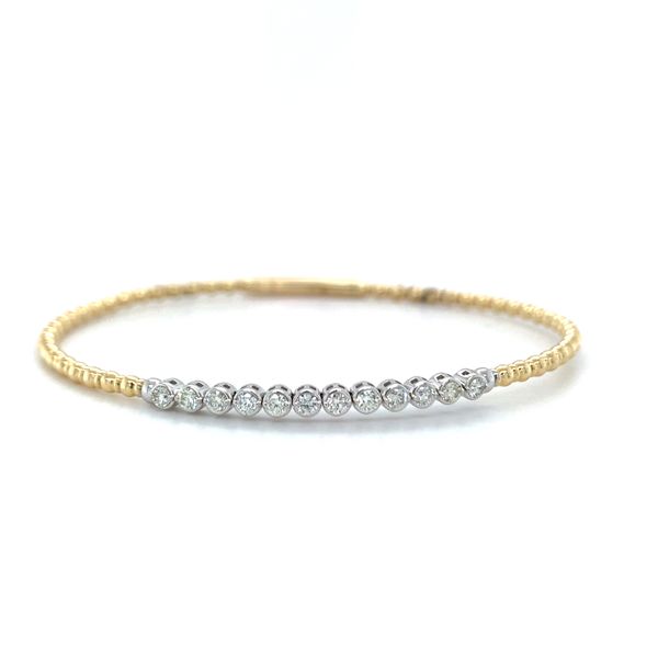 Diamond Flexible Bangle Bracelet Hingham Jewelers Hingham, MA