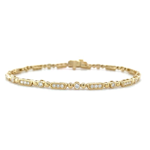 Beaded Diamond Line Bracelet Hingham Jewelers Hingham, MA