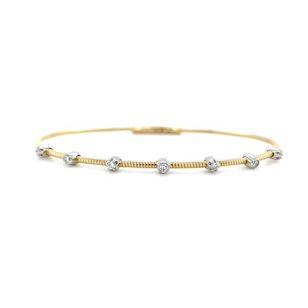 Diamond Flexible Bangle Bracelet Hingham Jewelers Hingham, MA