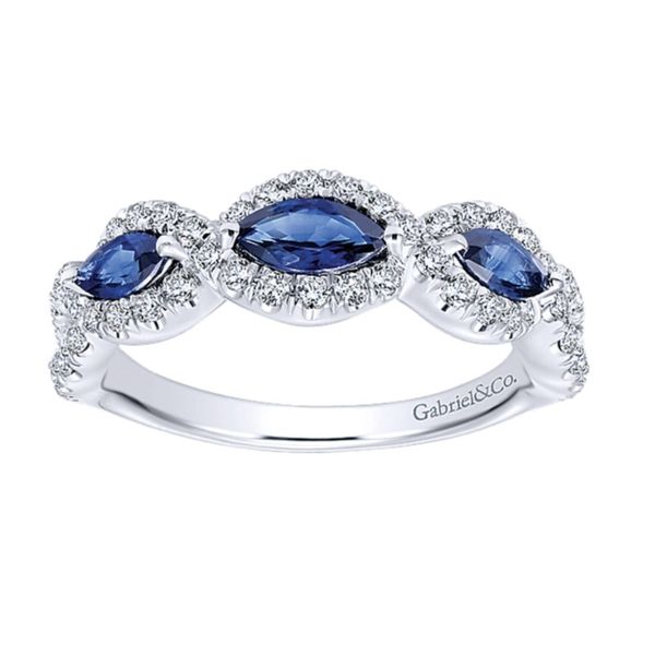 Sapphire & Diamond Ring Hingham Jewelers Hingham, MA