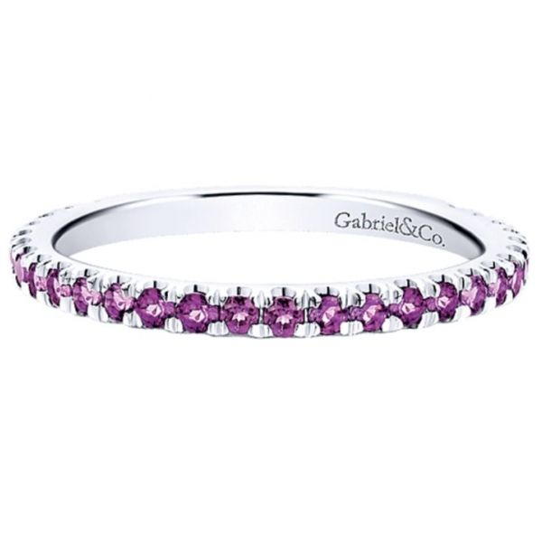 Amethyst Stackable Ring (February) Hingham Jewelers Hingham, MA