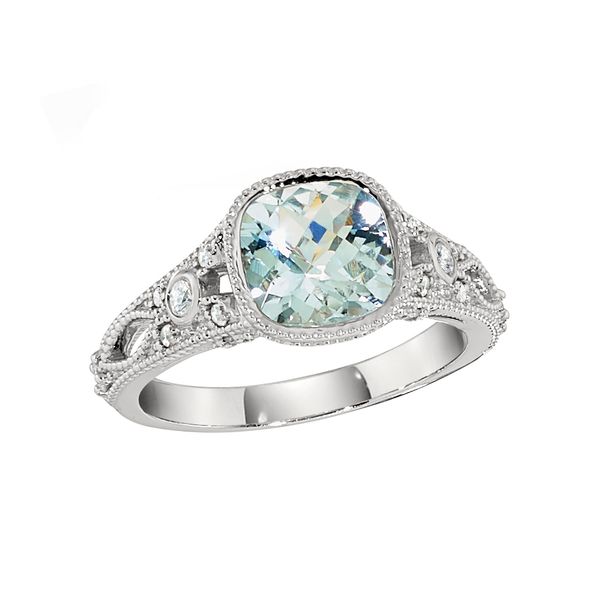 Aquamarine Ring Hingham Jewelers Hingham, MA