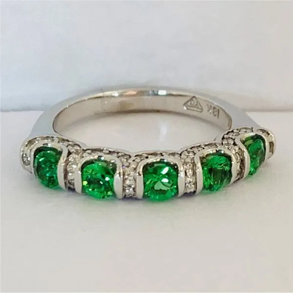 Tsavorite Garnet Ring Hingham Jewelers Hingham, MA