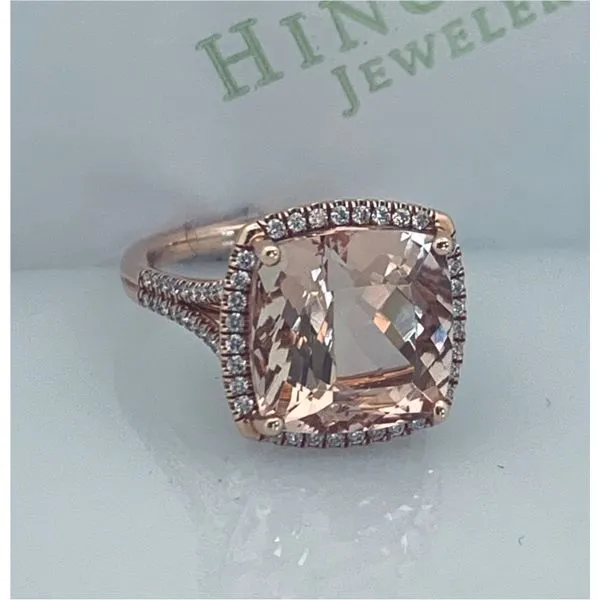 Morganite Cocktail Ring Hingham Jewelers Hingham, MA