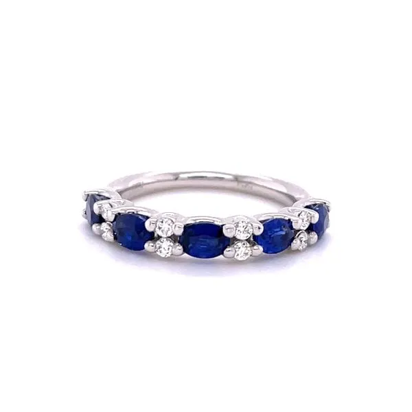 Oval Sapphire Band Hingham Jewelers Hingham, MA