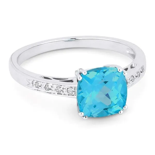 Accented Blue Topaz Ring Hingham Jewelers Hingham, MA