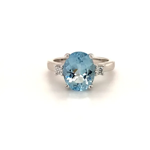 Aquamarine Ring Hingham Jewelers Hingham, MA