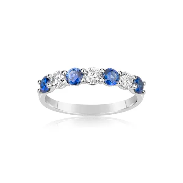 Sapphire and Diamond Band