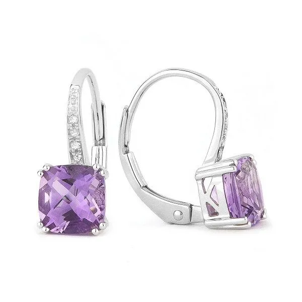Amethyst Drop Earrings Hingham Jewelers Hingham, MA