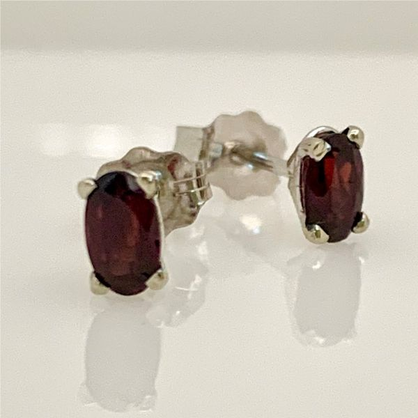 Garnet Studs Hingham Jewelers Hingham, MA