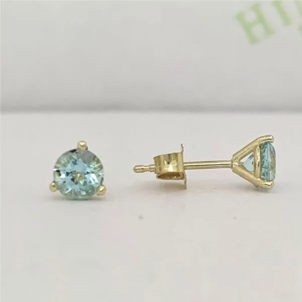 Aquamarine Stud Earrings Hingham Jewelers Hingham, MA