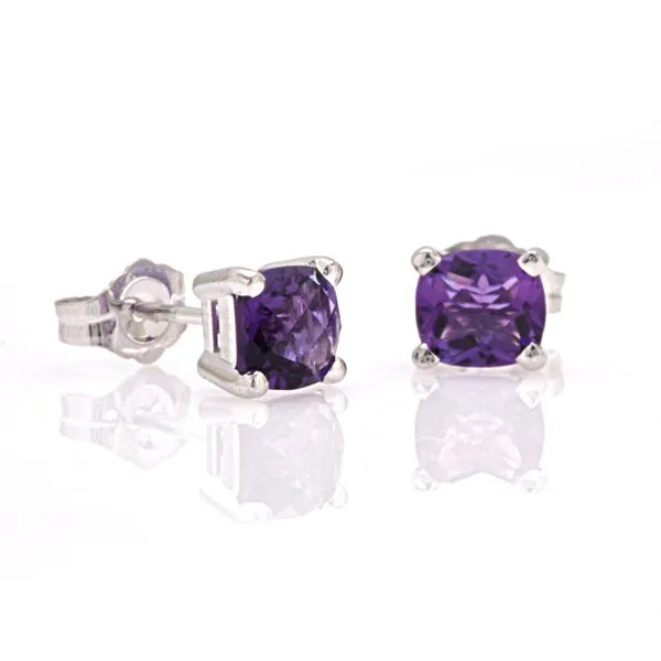 Amethyst Stud Earrings Hingham Jewelers Hingham, MA