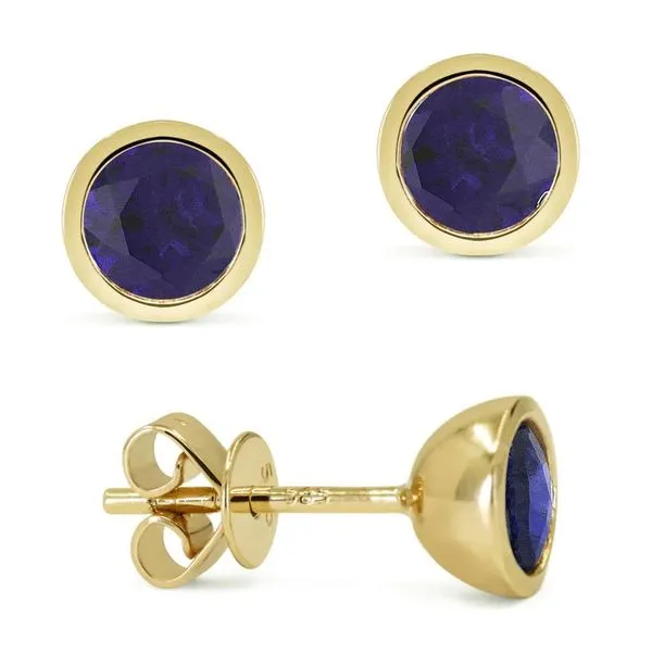 Created Sapphire Stud Earrings Hingham Jewelers Hingham, MA