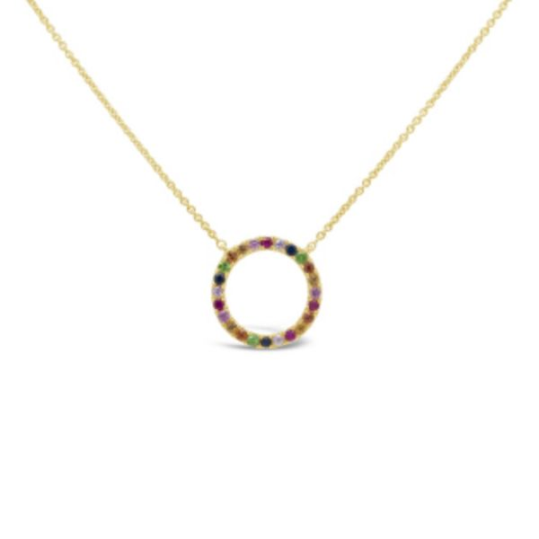 Multicolored Stone Necklace Hingham Jewelers Hingham, MA
