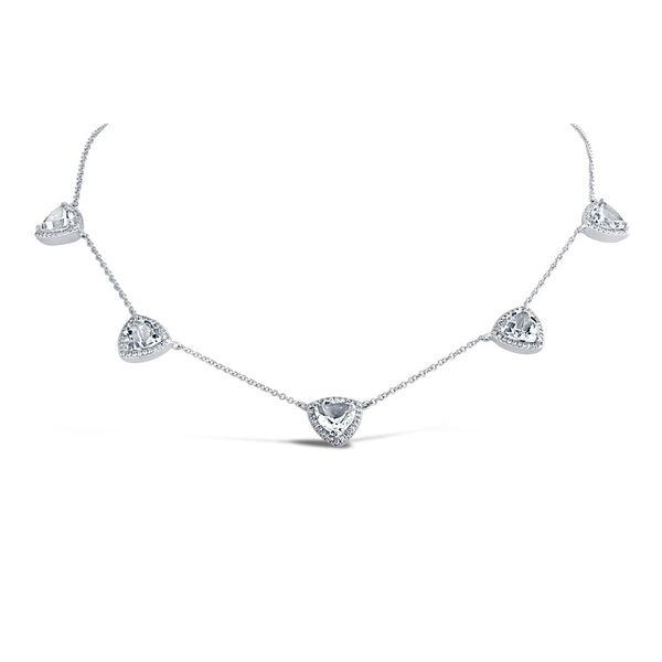 White Topaz Statement Necklace Hingham Jewelers Hingham, MA